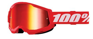 100 Percent STRATA 2 YOUTH Goggle Red - Mirror Red