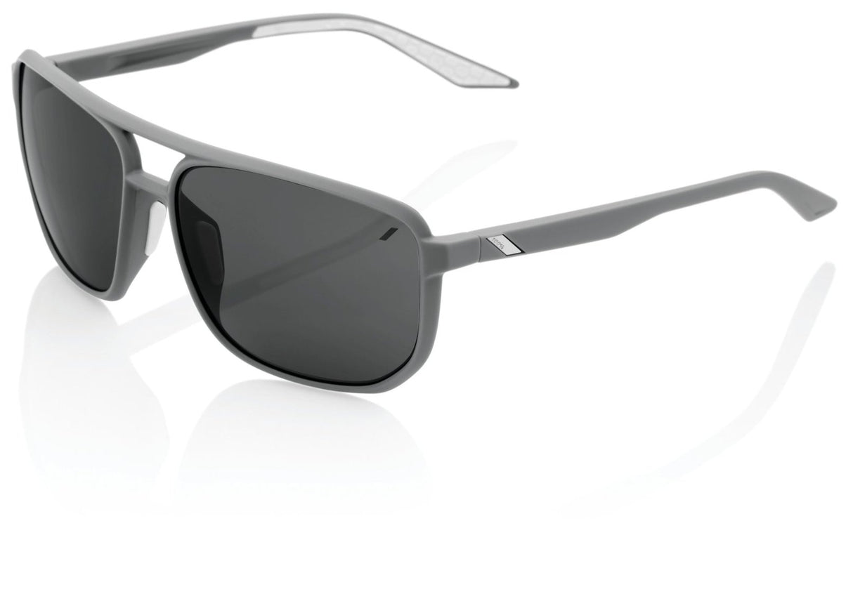 100% Eyewear KONNOR SUNGLASSES - Soft Tact Dark Haze - Smoke