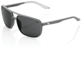 100% Eyewear KONNOR SUNGLASSES - Soft Tact Dark Haze - Smoke