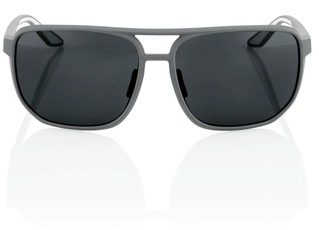 100% Eyewear KONNOR SUNGLASSES - Soft Tact Dark Haze - Smoke