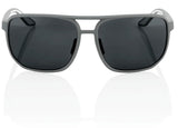 100% Eyewear KONNOR SUNGLASSES - Soft Tact Dark Haze - Smoke