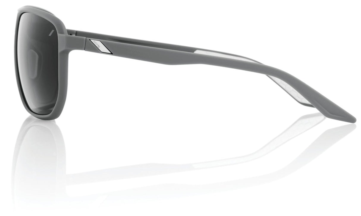 100% Eyewear KONNOR SUNGLASSES - Soft Tact Dark Haze - Smoke