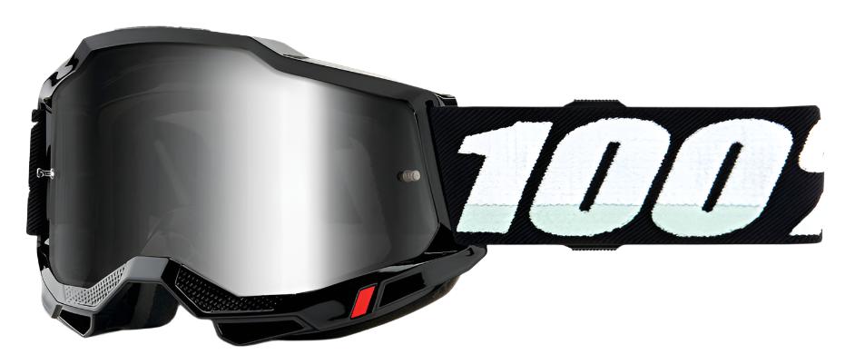 100% ACCURI 2 Youth Goggle Black - Mirror Silver