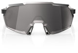 100% Eyewear KORBIN SUNGLASSES - Gloss Black Chrome - HiPER Silver Mirror