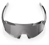 100% Eyewear KORBIN SUNGLASSES - Gloss Black Chrome - HiPER Silver Mirror
