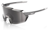 100% Eyewear KORBIN SUNGLASSES - Gloss Black Chrome - HiPER Silver Mirror