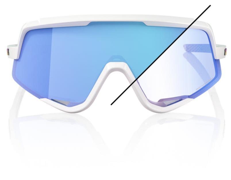 100% Eyewear Glendale - Bastille LE SUNGLASSES - Blue Mirror Photochromic