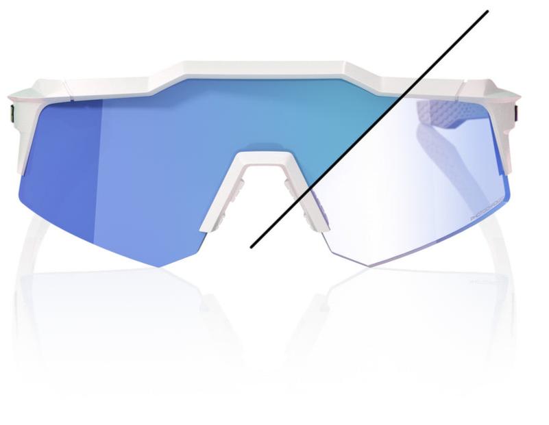 100 Percent Eyewear Speedcraft XS SUNGLASSES - Bastille LE - Blue Mirror Photochromic