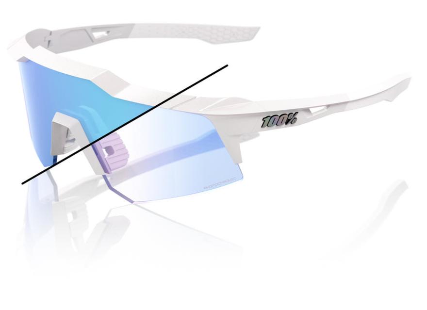100 Percent Eyewear Speedcraft XS SUNGLASSES - Bastille LE - Blue Mirror Photochromic