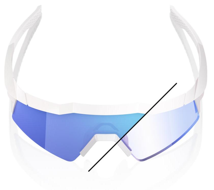 100 Percent Eyewear Speedcraft SL SUNGLASSES - Bastille LE - Blue Mirror Photochromic