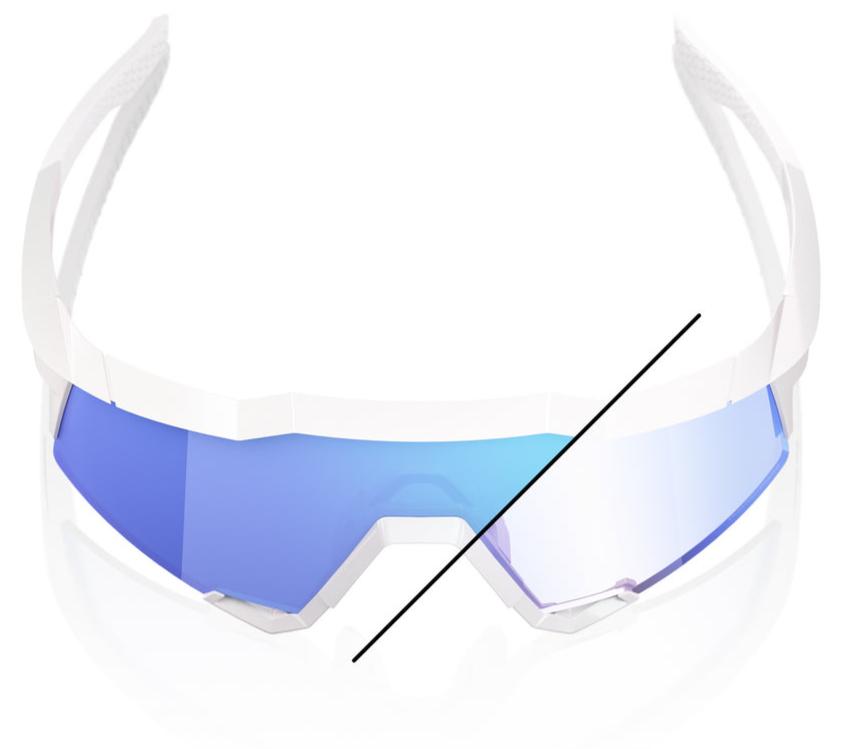 100 Percent Eyewear Speedcraft SUNGLASSES - Bastille LE - Blue Mirror Photochromic