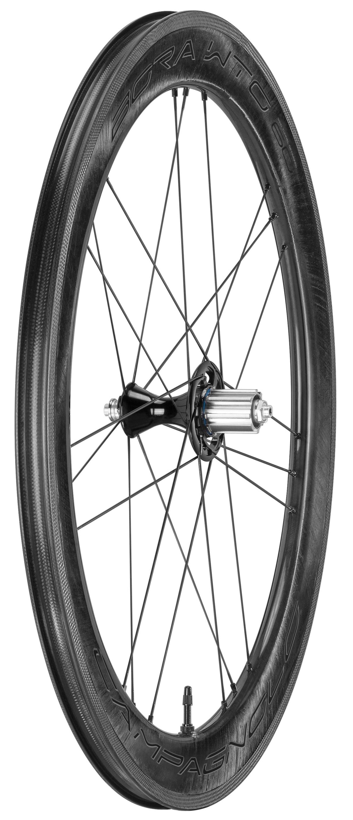 BORA WTO 60 2WF Dark Wheelset + Brake Pads Shimano HG 