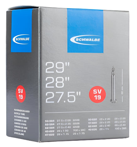 Schwalbe Tube SV19 60mm Presta; 29/27.5x1.50-2.40" 220g