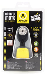 Auvray B-LOCK-14 SRA Class Disc Alarm Yellow/Black