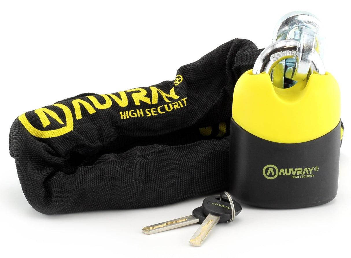 Auvray Bike Chain K-Block 120cm With Padlock