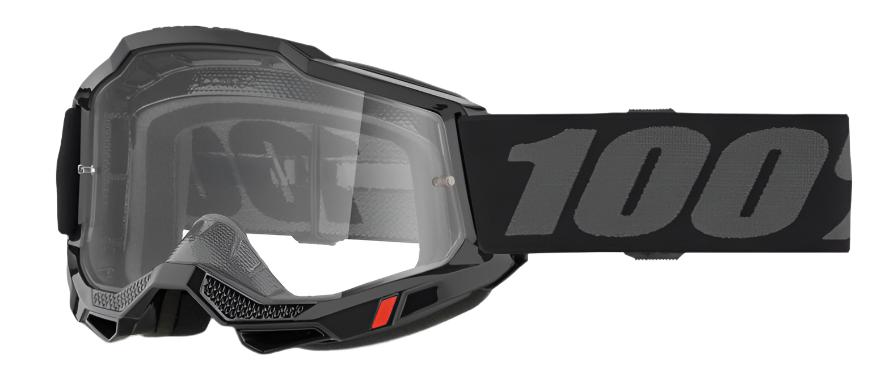 100% ACCURI 2 Goggle Black - Clear