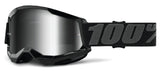 100 Percent STRATA 2 Youth Goggle Black - Mirror Silver