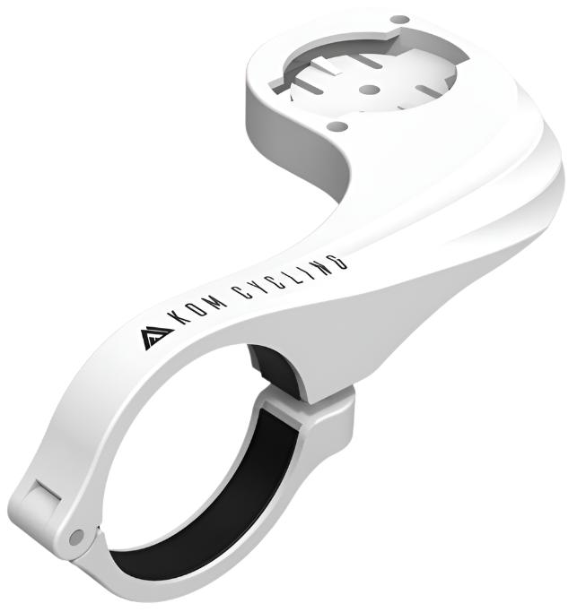 KOM Garmin Computer Mount - Coloured Edition WHITE