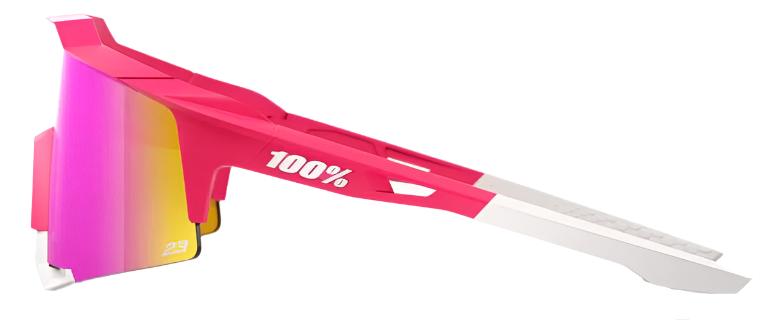 100 Percent Eyewear Speedcraft SUNGLASSES - Tatis 2024 LE - HiPER Vital Pink Mirror