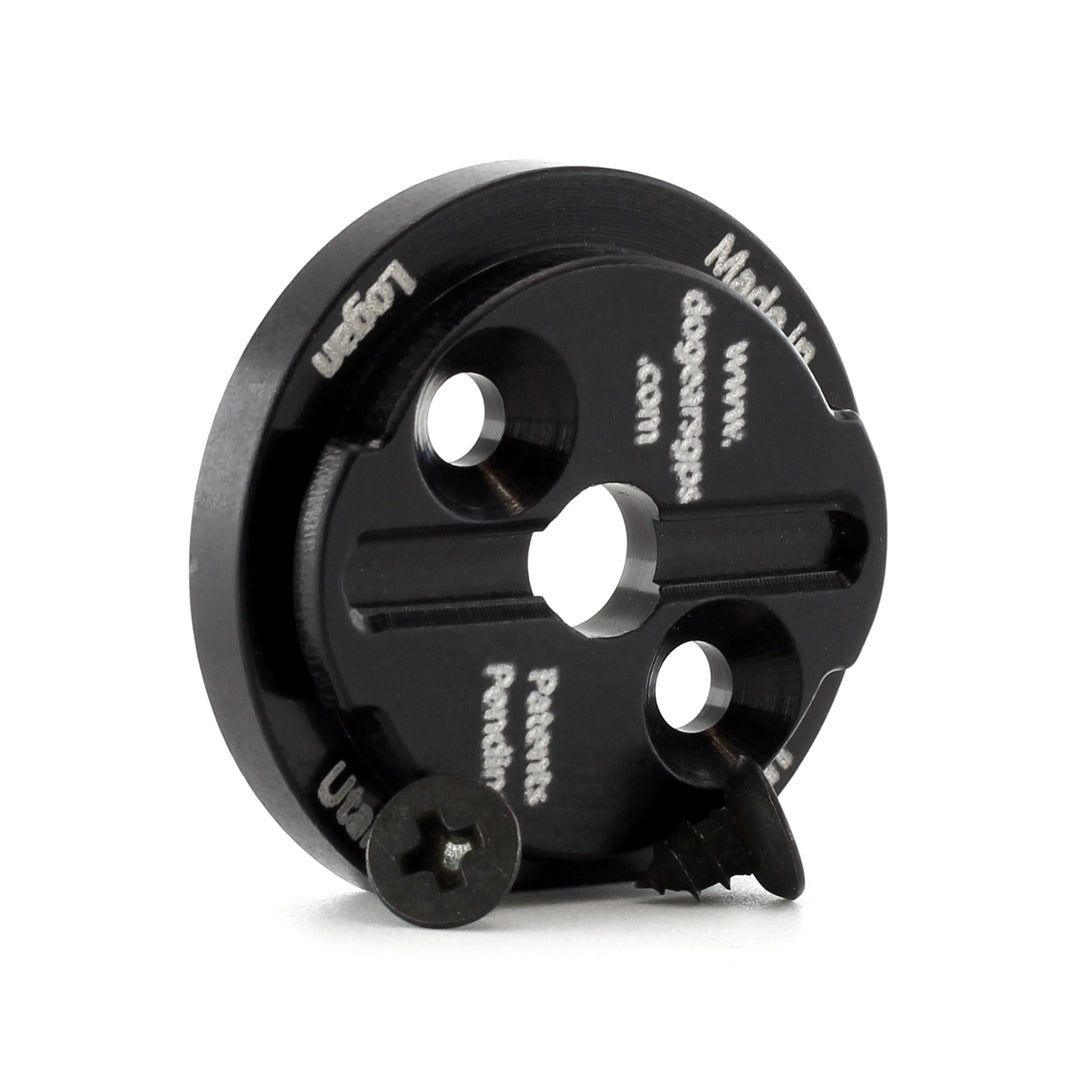 Dog Ears Replacement Plate Kit Black for Wahoo QR Mount