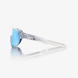 100 Percent Eyewear S2 - Polished Translucent Clear - HiPER Blue