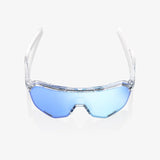 100 Percent Eyewear S2 - Polished Translucent Clear - HiPER Blue