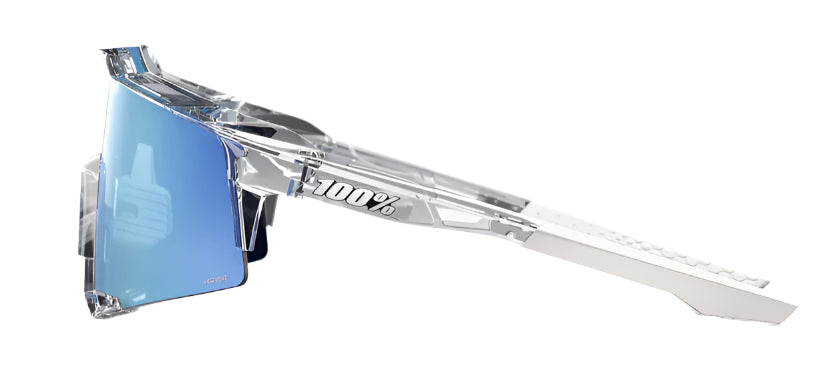 100 Percent Speedcraft - Polished Translucent Clear - HiPER Blue