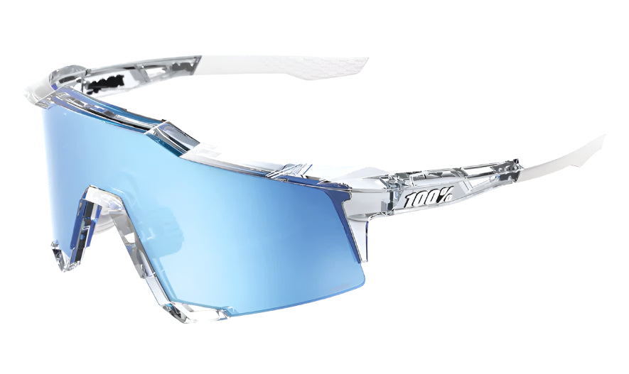 100 Percent Speedcraft - Polished Translucent Clear - HiPER Blue