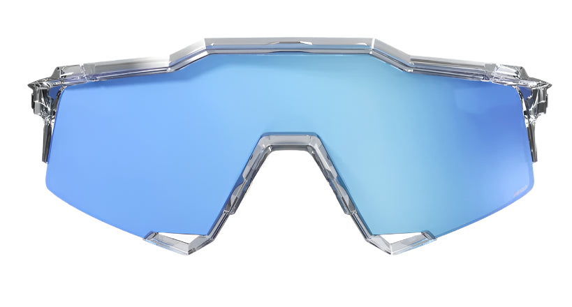 100 Percent Speedcraft - Polished Translucent Clear - HiPER Blue