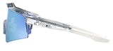 100 Percent Speedcraft SL - Polished Translucent Clear - HiPER Blue
