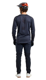 Troy Lee Designs Skyline Chill Pant 25.2 Mono Black BACK FACING MODEL