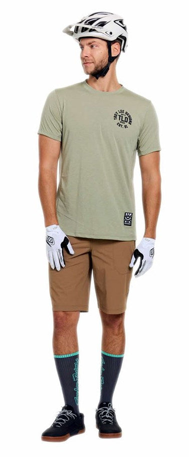 Troy Lee Designs Skyline Trail Short W/Liner Mono Sienna FRONT FACING MODEL