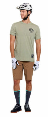 Troy Lee Designs Skyline Trail Short W/Liner Mono Sienna FRONT FACING MODEL