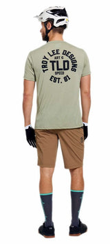 Troy Lee Designs Skyline Trail Short W/Liner Mono Sienna BACK FACING MODEL