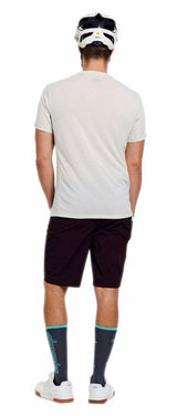 Troy Lee Designs Skyline Trail Short W/Liner Mono Bark BACK FACING MODEL
