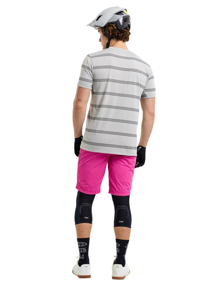 Troy Lee Designs Skyline Trail Short 25.2 Washed Out Party Pink BACK FACING MODEL