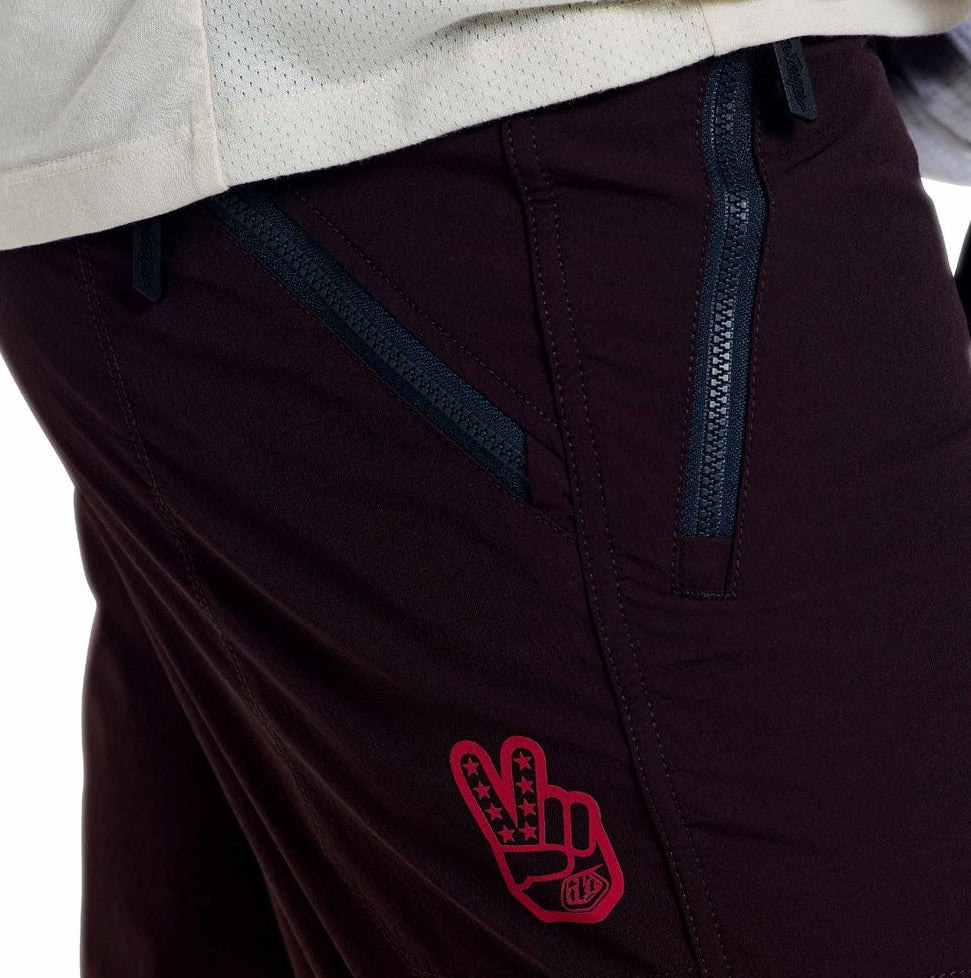 Troy Lee Designs Skyline Trail Short Shell Mono Bark DETAILS