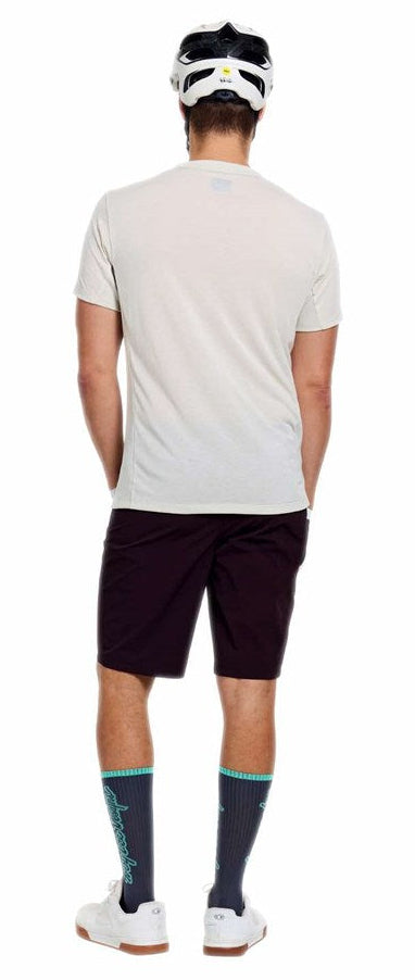 Troy Lee Designs Skyline Trail Short Shell Mono Bark BACK FACING MODEL