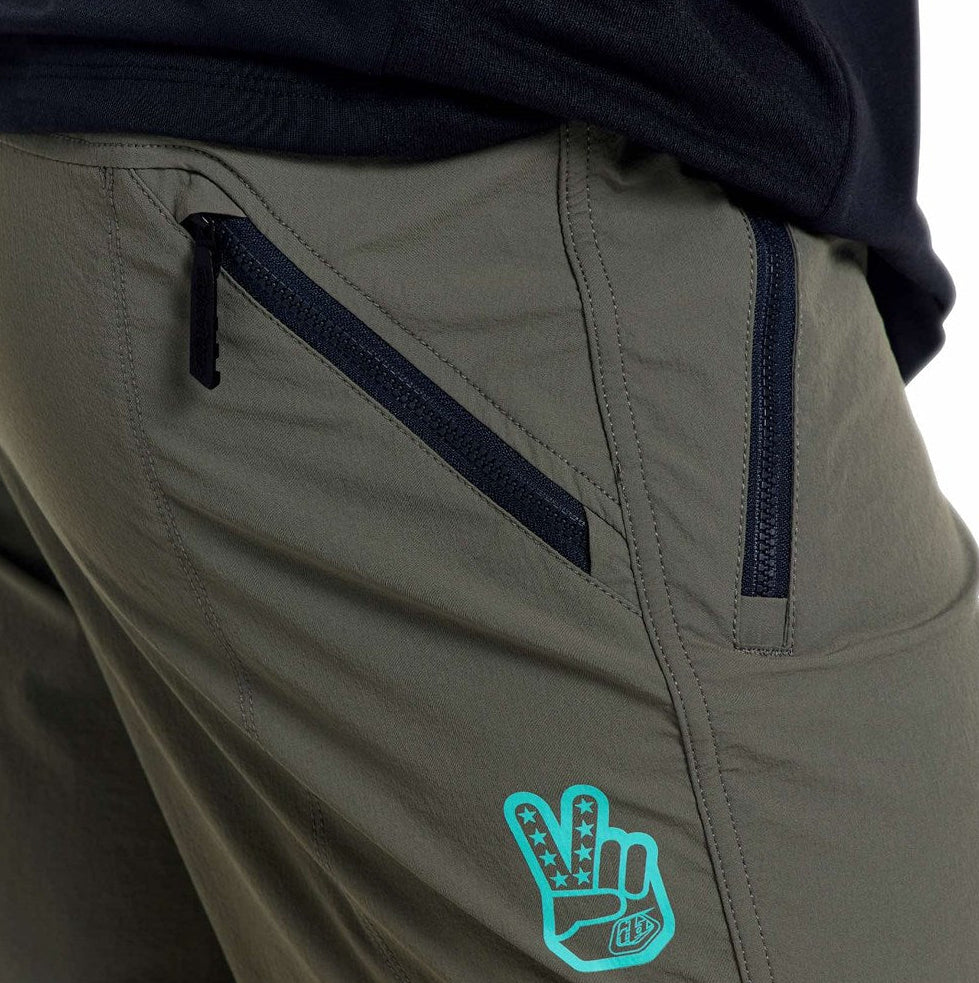 Troy Lee Designs Skyline Trail Short Shell Mono Army DETAILS