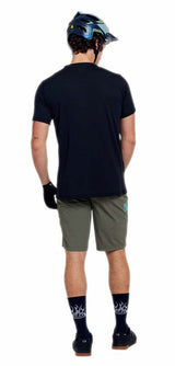 Troy Lee Designs Skyline Trail Short Shell Mono Army BACK ACING MODEL