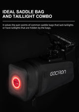 Gaciron Bird Nest Saddle Bag w/Light Large