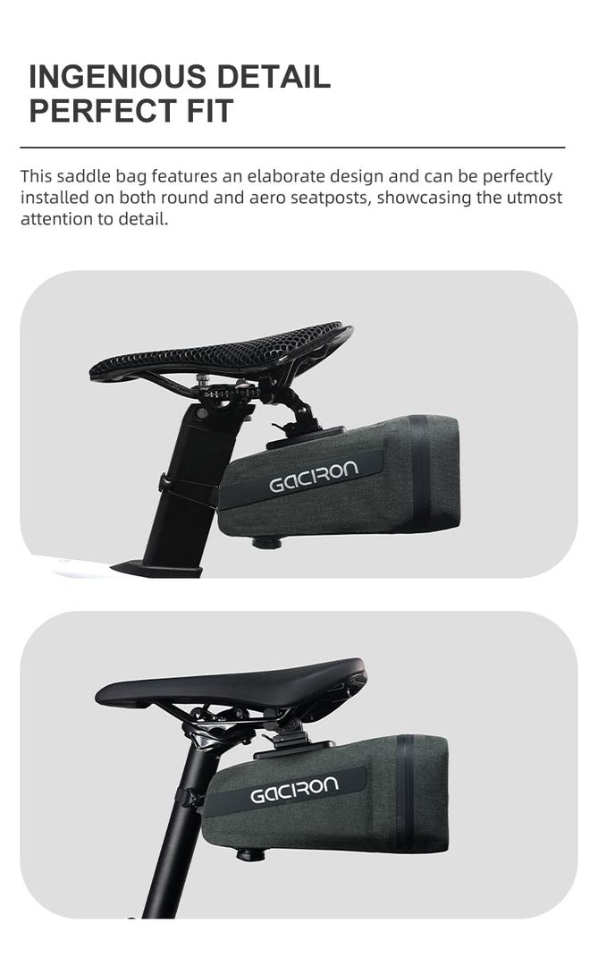 Gaciron Bird Nest Saddle Bag w/Light Large
