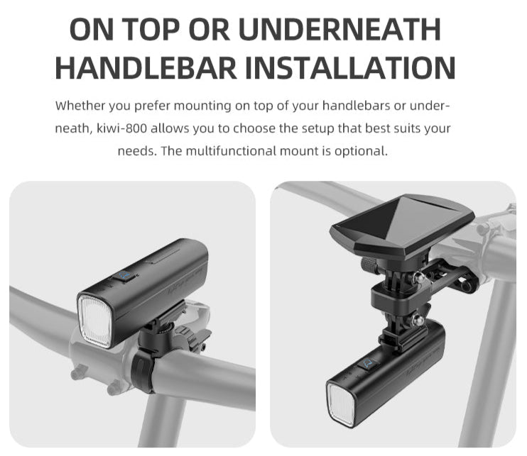 Gaciron Kiwi 800LM Anti Glare Front Bike Light – Crooze