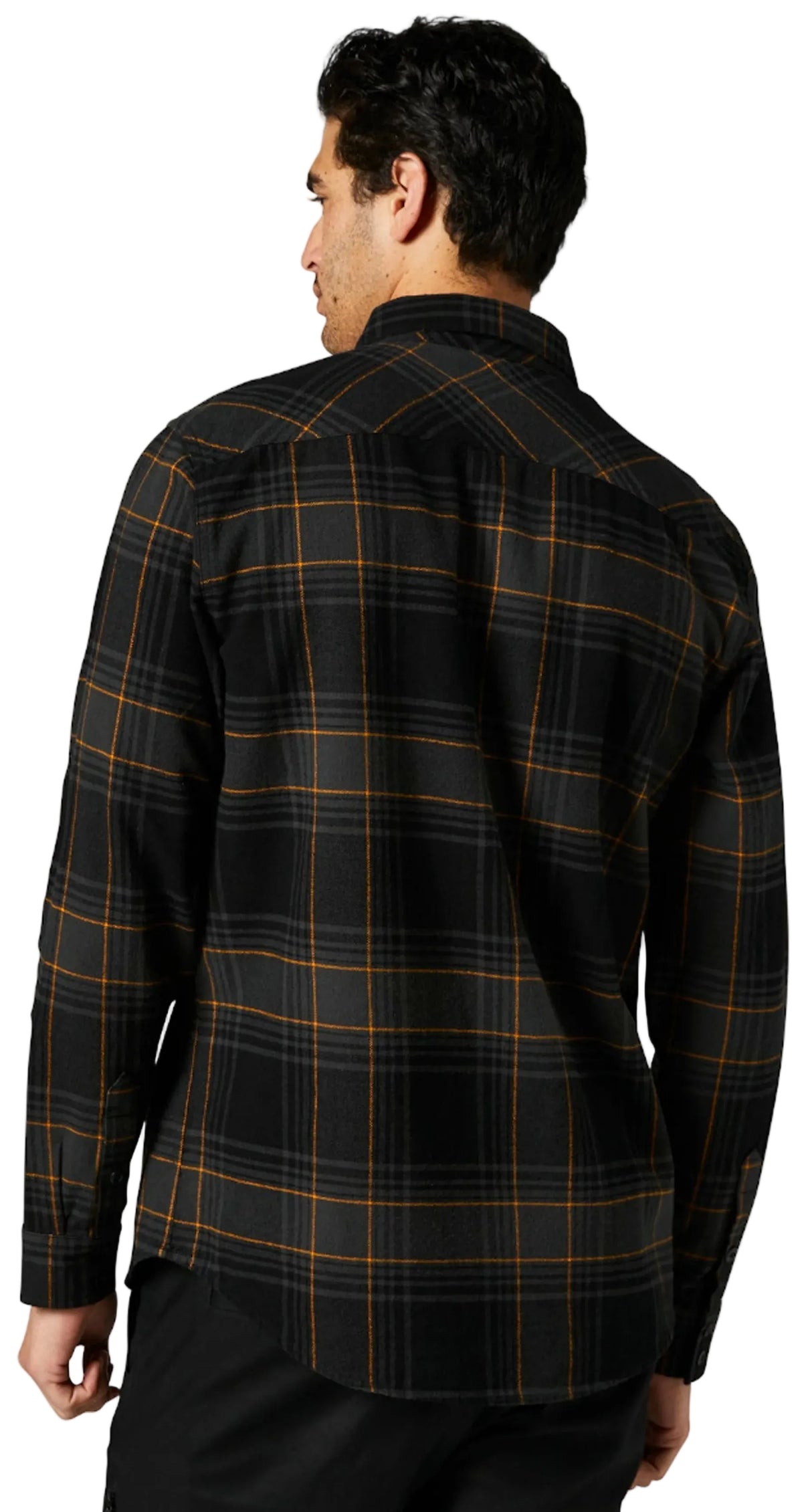 Fox TRAILDUST 2.0 FLANNEL Black BACK FACING MODEL