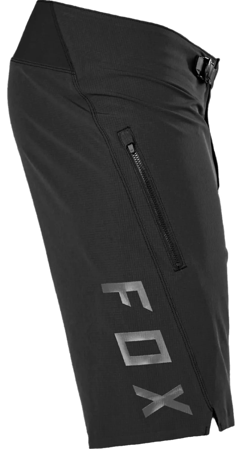 Fox Flexair Lite Shorts Black SIDE DETAILS 