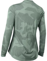 Fox Women RANGER TRU DRI Long Sleeve JERSEY Eucalyptus BACK 