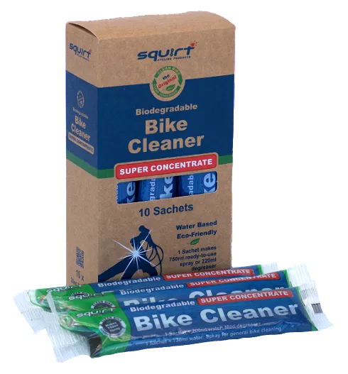 Squirt Bike Cleaner Super Concentrate - box of 10 x 30ml sachets