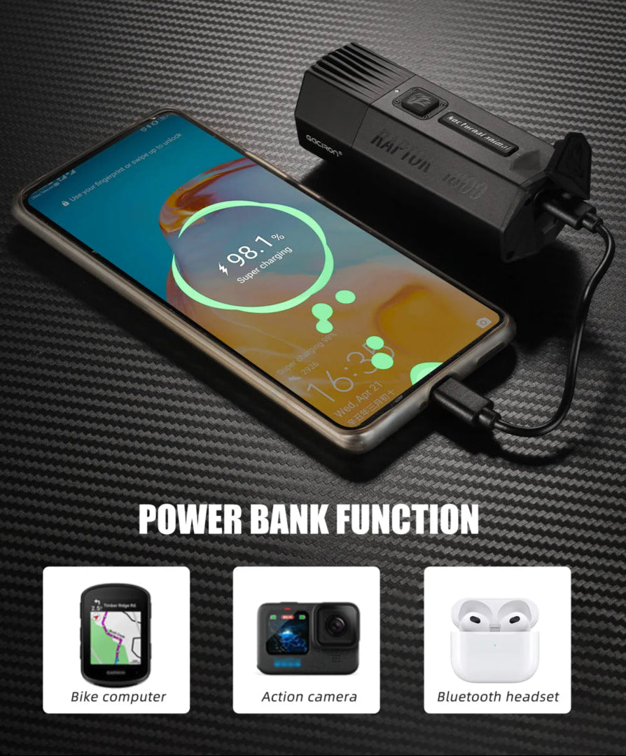 Gaciron Raptor 3000LM Ultra High Front Light