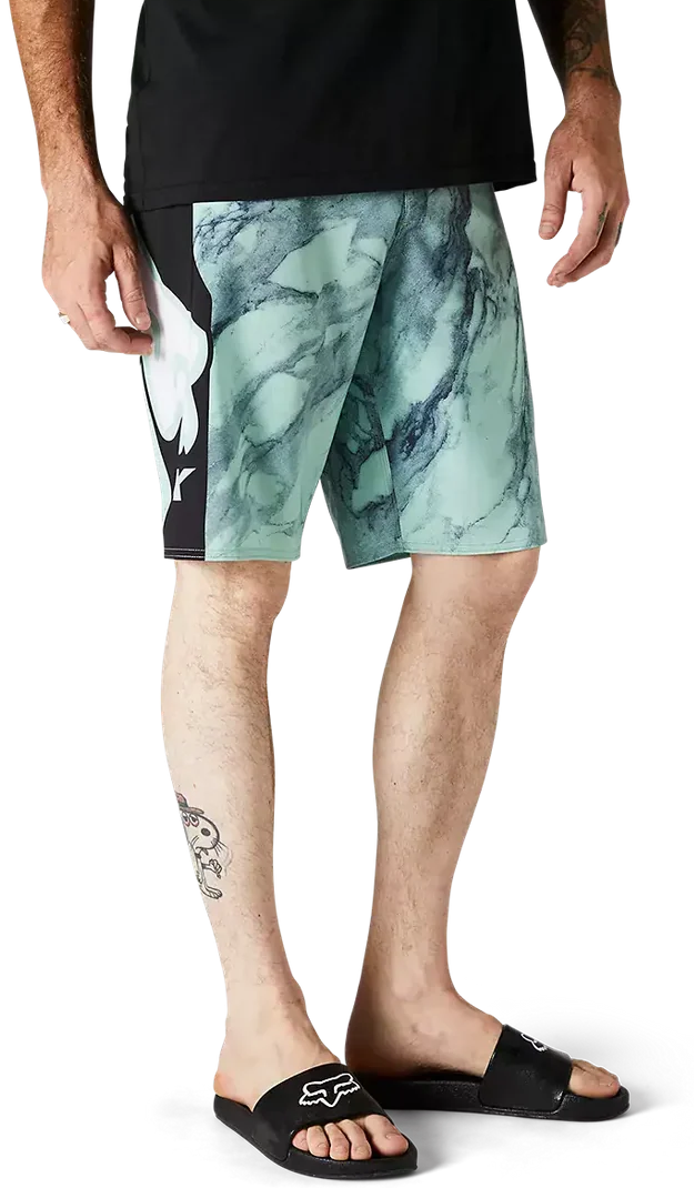 Fox KARRERA 20" BOARDSHORT - Jade FRONT
