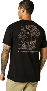 Fox ROAD TRIPPIN Short Sleeve TECH TEE Black BACK FACING MODEL